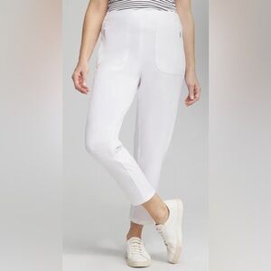 Chico's Crisp White Ankle Pants